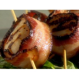 Scallops Wrapped in Bacon